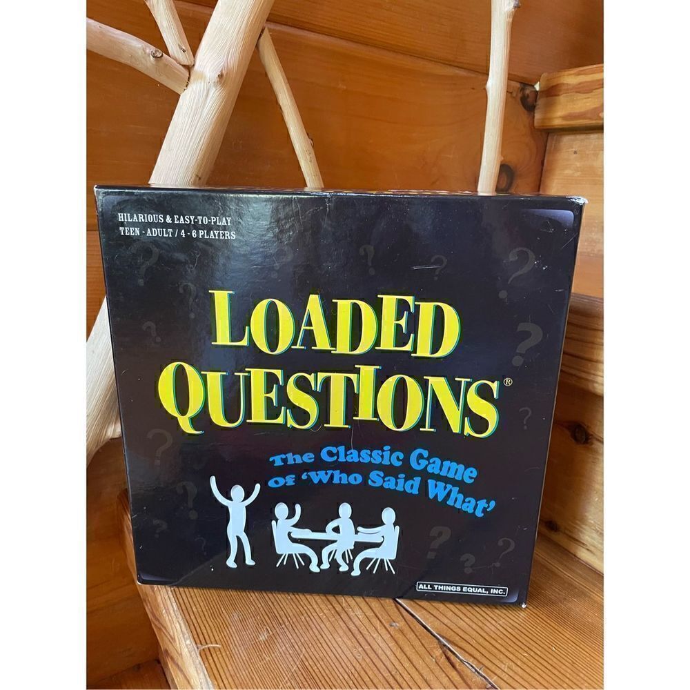 Loaded Questions - The Classic Game of "Who Said What" - Family Party Group Game